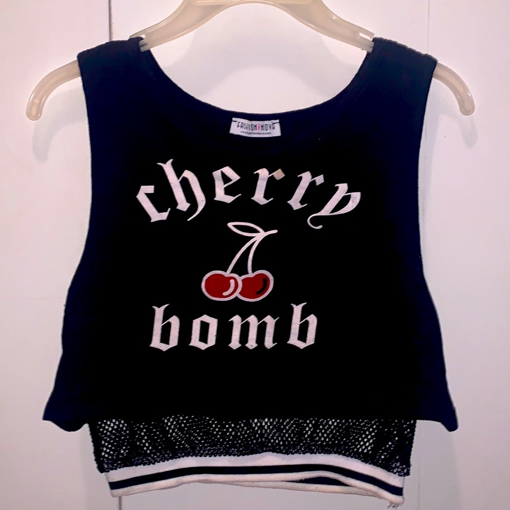 FASHION NOVA Cherry 🍒 bomb Crop Top